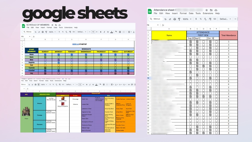Google Sheets